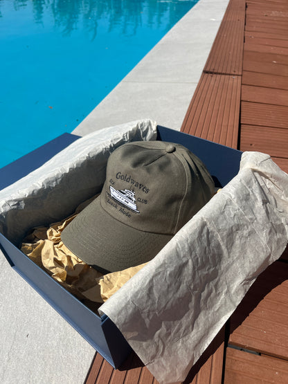 Goldwaves Yacht pet - Olijfgroen